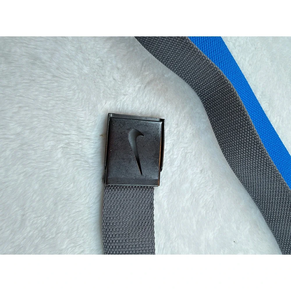 Nike Golf 3-in-1 Web Pack Belt Set Blue Grey Adjustable Cut to Fit Bottle Opener